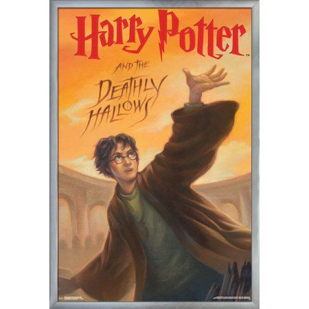 24x36 Harry Potter and the Deathly Hallows Deathly Hallows Book, Harry Potter Book Covers, Genre Posters, The Hallow, Harry Potter Deathly Hallows, The Deathly Hallows, Lord Voldemort, J K Rowling, Harry Potter Books