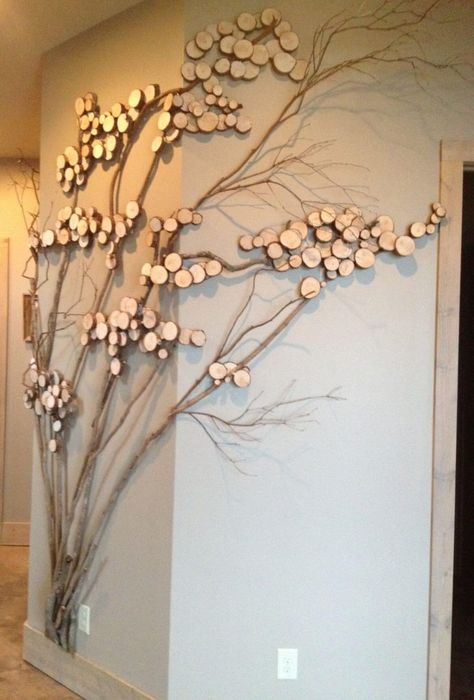 27 Best Branches Decorating Ideas and Designs for 2020 Takken Decor, Boom Kunst, Twig Art, Diy Tree, Metal Tree Wall Art, Tree Wall Decor, Branch Decor, Diy Holz, Metal Tree