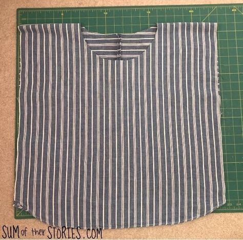 Upcycling Mens Shirts For Women, Boxy Tee Pattern, Recycled Mens Shirt, Handwoven Clothing, Repurpose Projects, Redo Clothes, Mens Shirt Refashion, Sewing Tops, Sewing Alterations