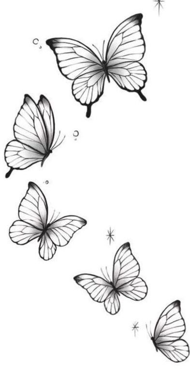 Infinity Tattoo Stencil, Butterfly Tattoo Flying, Butterfly Tattoos On Arm, Butterfly Tattoo Designs, Nail Art Ombre, Line Art Tattoos, Tattoo Stencil, Butterfly Drawing, Aesthetic Tattoo