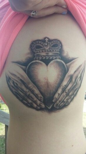 Claddagh tattoo Claddagh Tattoo, Tatting, Tattoos