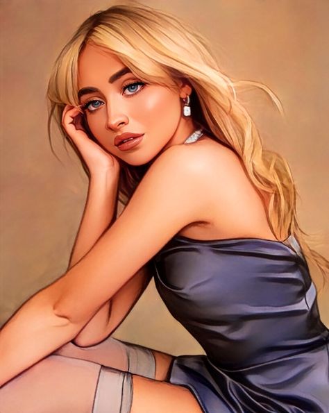 Sabrina Carpenter Painting, Sabrina Carpenter Sketch, Sabrina Carpenter Drawing, Sabrina Carpenter Fanart, Sabrina Carpenter Art, Sabrina Fanart, Carpenter Drawing, Taylor Version, Random Fanart