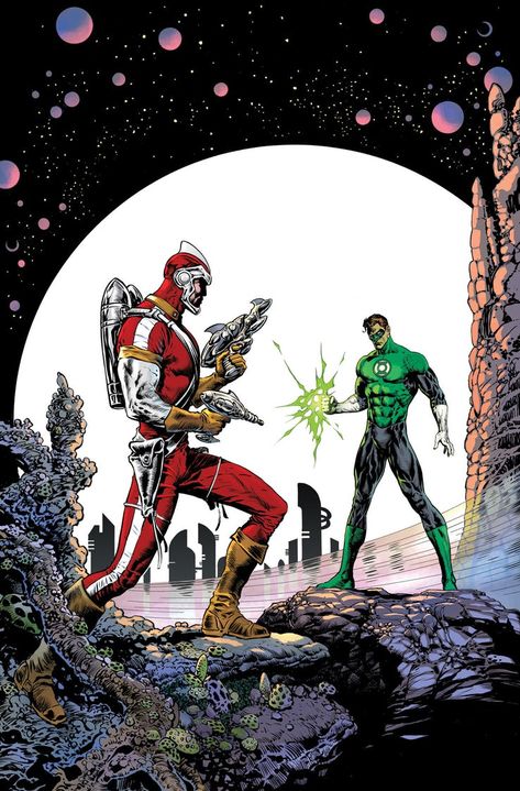 Adam Strange, Green Lantern Hal Jordan, Lantern Art, Dc Comics Artwork, Movies And Series, Detective Comics, Comic Book Covers, Dc Comics Art, Dc Heroes