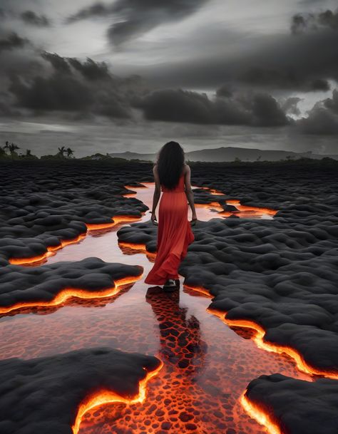 The floor is lava Lava Floor, The Floor Is Lava, Molten Lava, Floor Wallpaper, Unique Image, Site Internet, Volcano, Project Ideas, Geography