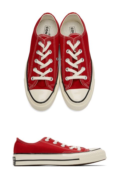 Red Chuck 70, Converse Chuck 70 Low, Red Chucks, Chuck 70 Low, Black Chucks, Converse Red, Converse Low Tops, Converse Chuck 70, White Zebra