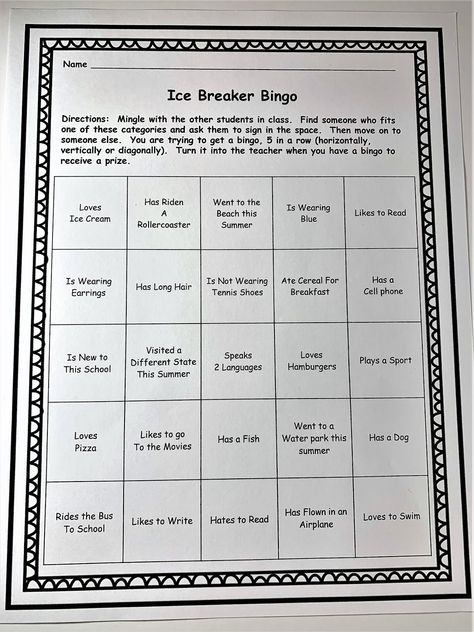 Get To Know Your Students - Fast! Student Get To Know You Sheet, High School Get To Know You Worksheet, Ways To Get To Know Your Students, Student Survey Middle School, Get To Know Students, Student Interest Survey, Teacher Goals, Bingo Card Generator, Get To Know Your Students