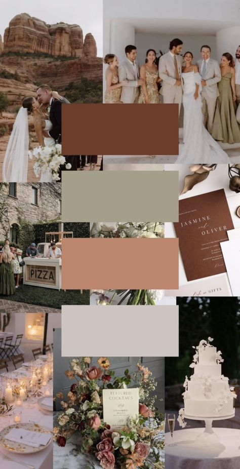 Gold Theme Wedding Color Schemes, Chocolate Brown Wedding, Brown Wedding Themes, Elegant Wedding Colors, Wedding Color Schemes Summer, Earth Tone Wedding, Spring Wedding Color Palette, Gold Wedding Theme, Spring Wedding Colors