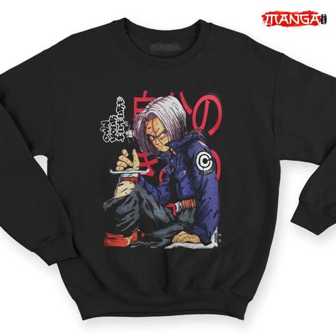 Dragon Ball Clothes, Future Trunks, Hoodie Ideas, 2160x3840 Wallpaper, Anime Sweatshirt, Anime Shirt, Unisex Tshirt, Cosplay Outfits, Anime Dragon Ball