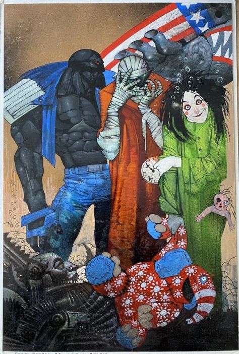 Simon Bisley, American Traditional Tattoo Ideas, Traditional Tattoo Ideas, Under Your Spell, Doom Patrol, Arte Dc Comics, Arte Inspo, American Traditional Tattoo, American Traditional