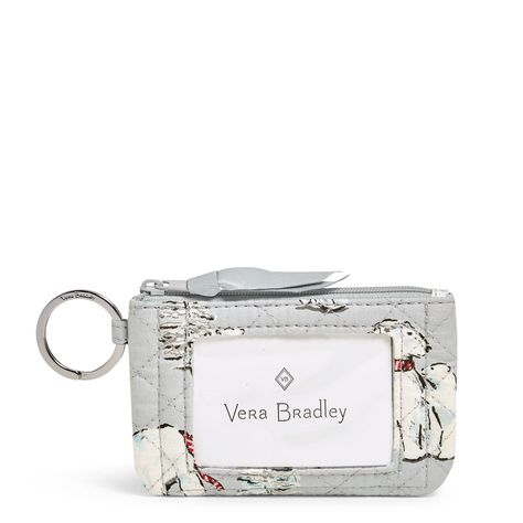 Vera Bradley Zip ID Case, Gray Id Holder, Mason Jar Mug, Christmas Wishlist, Things To Know, Key Rings, Vera Bradley, Finding Yourself, Gifts