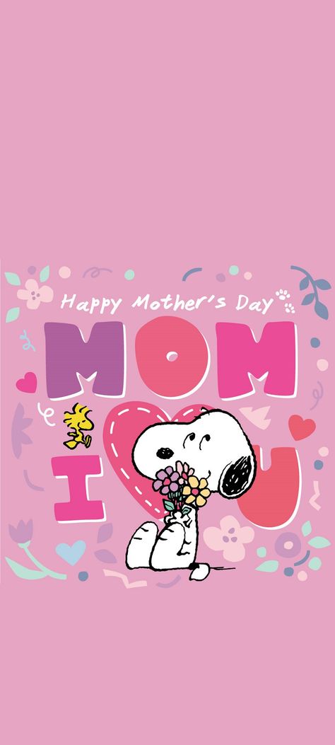 Snoopy Mothers Day, Charlie Brown, Peanut, Mothers Day, Snoopy, Wallpapers, Quick Saves, Kawaii