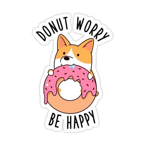 Donut Worry Be Happy, Donut Care, Donut Worry, Scooby Doo, Be Happy, Donuts, No Worries, Pikachu, Decorate Laptops