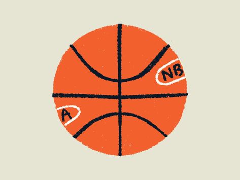 Basketball - Ball by Carra Sykes | Dribbble | Dribbble Basketball Hoop Illustration, Basketball Illustration Design, Basketball Illustration, Cartoon Basketball, Basketball Graphics, Basketball Designs, Basketball Artwork, Basketball Aesthetic, Ball Illustration