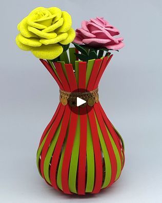 Unique Flower Vase - Beautiful Flower Pot Making at Home - Best Out of Waste | Most beautiful flower vase making very easy tutorial at home - DIY Handmade Crafts
#diy #flowervase #handmade #decor | By CraftsomeFacebook Unique Flower Vases, Flower Vase Making, Best Out Of Waste, Most Beautiful Flowers, Easy Tutorial, Diy Handmade, Gift Item, Handmade Crafts, Flower Vases