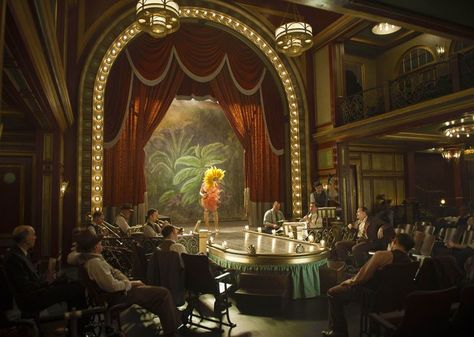 Cabaret Theater, Nucky Thompson, Burlesque Movie, Speakeasy Decor, Jazz Lounge, Theatre Interior, Steve Buscemi, Jazz Bar, Boardwalk Empire