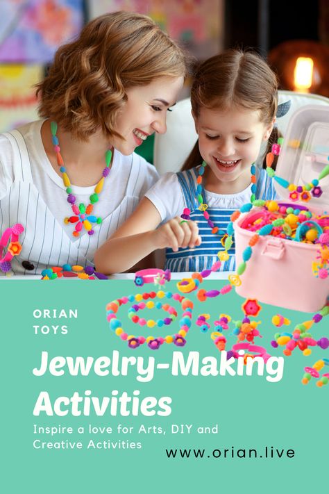 Are you looking for easy DIY jewelry-making ideas? The Orian Pop Beads Jewelry-Making Kit for kids is easy to assemble. Fun, colorful, easy-to-snap beads that can form hairbands, bracelets, necklaces, and rings with hundreds of combinations to promote kids’ perception. This DIY jewelry kit for girls is the perfect gift to play with friends for hours. To learn more about the Pop Beads, visit our website today! Unicorn Gift Bags, Pop Beads, Necklaces And Rings, Jewelry Kit, Diy Jewelry Kit, Stem Crafts, Easy Diy Jewelry, Bracelet Kits, Jewelry Making Kit