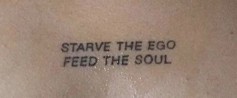 No Ego Tattoo, Dream Until Its Your Reality Tattoo, Spiral Word Tattoo, Mind Over Matter Is Magic Tattoo, Pleasure Over Matter Tattoo, Self Control Tattoo, Wellness Reminders, Ego Tattoo, Chaos Tattoo