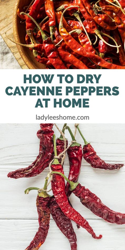 Preserve Cayenne Peppers, Dehydrate Cayenne Peppers, Drying Cayenne Peppers In Oven, Dehydrated Cayenne Peppers, What To Make With Cayenne Peppers, How To Dehydrate Chili Peppers, Diy Cayenne Pepper Powder, Dehydrated Chili Peppers, Dehydrate Chili Peppers