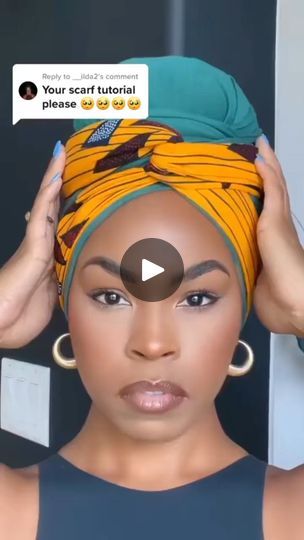 Headwrap Styles, Turban Tutorial, Ghana Fashion, Head Turban, Headwrap Tutorial, Wrap Tutorial, Head Wrap Styles, Head Scarf Styles, Hair Design