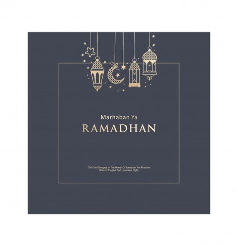 Elegant design gift card ramadhan Premiu... | Premium Vector #Freepik #vector #background #banner #pattern #frame Salam Ramadhan Design, Ramadhan Poster Ideas, Ramadhan Card Design, Ramadhan Poster, Ramadhan Design, Kurma Ajwa, Ramadan Messages, Iphone Wallpaper Ocean, Ramadhan Quotes