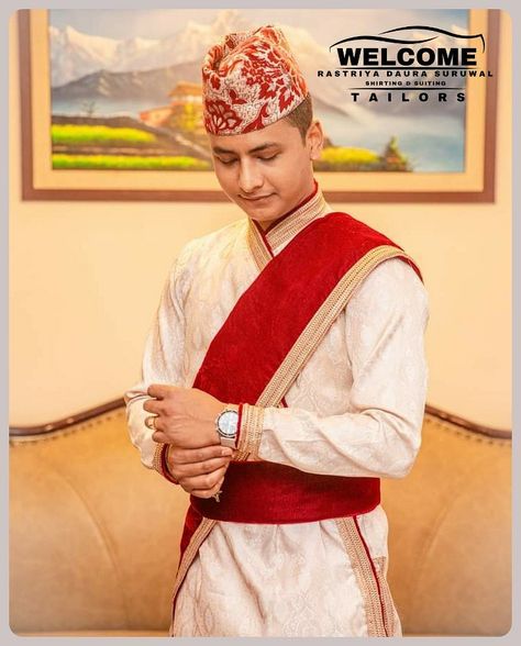 Daura Suruwal, Shirt Pant, Man Shirt, Groom Wear, Men's Wear, Wedding Pics, Bridal Saree, Clothing Styles, Mens Clothing