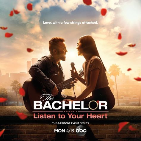 The Bachelor Tv Show, Show Art, Woman Singing, Listen To Your Heart, Abc Tv, The Bachelor, All Movies, Tv Entertainment, Looking For Love