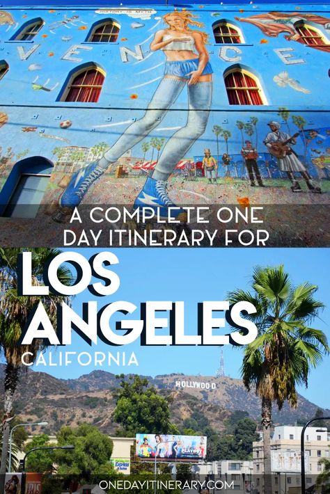 One Day in Los Angeles (2021 Guide) – Top things to do Day In Los Angeles, Los Angeles Itinerary, Visit Los Angeles, Santa Monica Beach, Downtown Los Angeles, A Perfect Day, Travel Items, Venice Beach, Beach Hotels