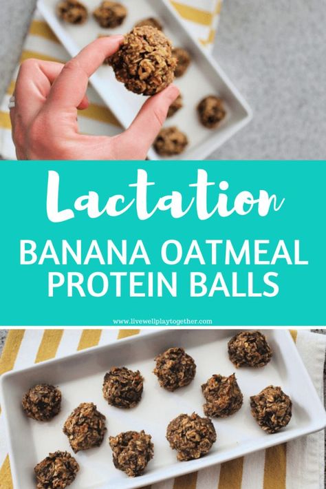 Oatmeal Protein Balls, Lactation Snacks, Healthy Breastfeeding Snacks, Postpartum Meal, Protein Balls Healthy, Oatmeal Protein, Breastfeeding Snacks, Breastfeeding Baby, Silicone Baking Sheet