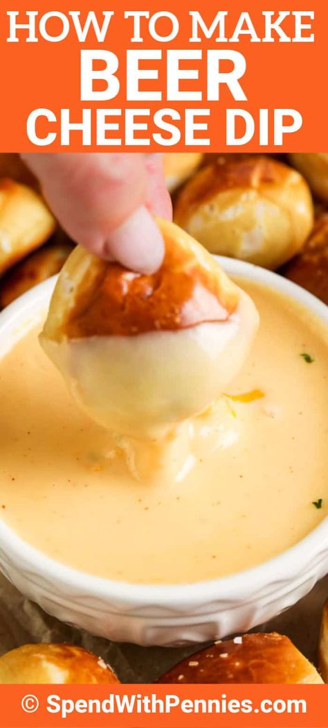 Beer Cheese Dip Recipe, Beer Cheese Recipe, Yummy Appetizers Parties, Beer Cheese Dip, Hot Appetizers, Fondue Recipes, Beer Cheese, Cheese Dip, Super Bowl Food