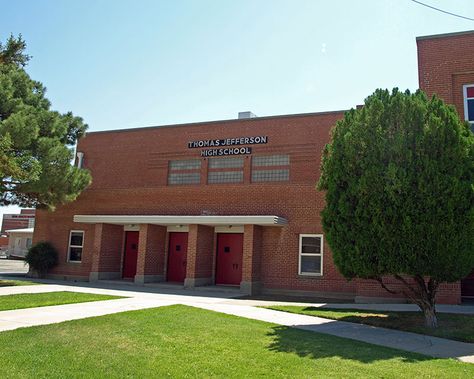 Thomas Jefferson High School (El Paso Texas) 'La Jeff" Texas High School, Private High School, American High School, Financial Plan, Silver Foxes, Thomas Jefferson, Movie Theater, Financial Planning, Iowa