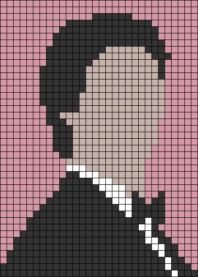 Crochet Vampire Diaries, Hama Beads Disney, Diary Diy, Diy Jewelry Making Tutorials, Graph Paper Drawings, Easy Pixel Art, Pixel Drawing, Pixel Art Templates, Pix Art