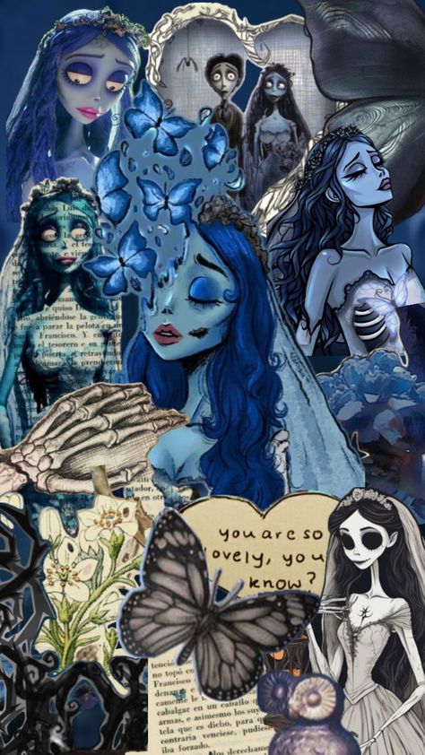 Imágenes de la película de el cadaver de la novia College Wallpaper, Tim Burton Corpse Bride, Pretty Wallpaper Ipad, Tim Burton Art, Vibes Art, Iphone Wallpaper Tumblr Aesthetic, Collage Poster, Pinturas Disney, Corpse Bride