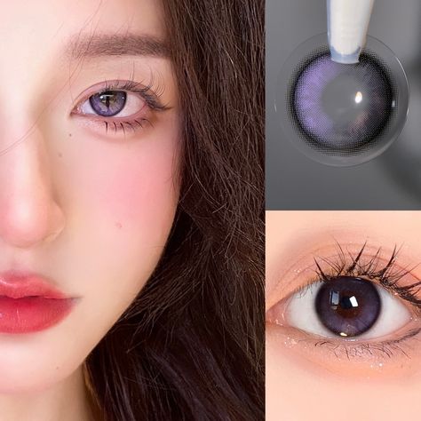 Purple Eye Contacts, Tone Makeup, Purple Contacts, Purple Lenses, Violet Eyes, Your Gorgeous, Contact Lenses Colored, Purple Eyes, Colored Contacts