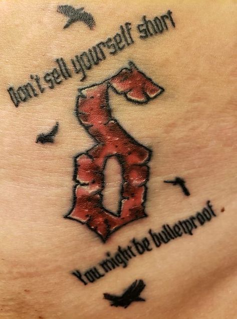 Shinedown Tattoos, Ideas Are Bulletproof, Band Tattoos, Lyric Tattoos, Bullet Proof Vest, Band Tattoo, Planet Fitness Workout, Arm Sleeve, Tattoos And Piercings