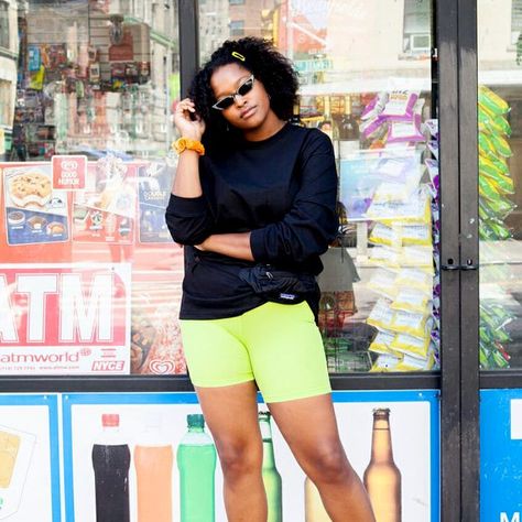 lime green athleisure outfit Green Athleisure, Lime Green Outfits, Green Gym, Athleisure Outfit, Green Outfits, Lime Green Shorts, Shoes Ideas, Athleisure Outfits, Green Outfit