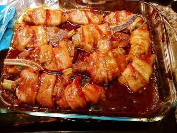 View photo Bacon Wrapped Pork Roast In Oven, Bacon Wrapped Boneless Pork Chops, Boneless Country Style Pork Ribs Grill, Bbq Pork Riblets Oven Baked, Bacon Wrapped Pork Chops, Bourbon Bacon Jam Ribs, Country Pork Ribs, Oven Pork Ribs, Boneless Pork Ribs