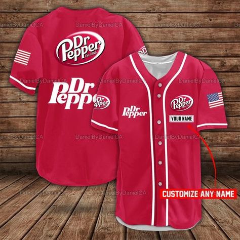 Dr Pepper Baseball Jersey Doctor Pepper, Funny T Shirt Sayings, Western Wear Outfits, Image Swag, Cute Nikes, Dr Pepper, Simple Trendy Outfits, Baseball Jersey, T Shirts With Sayings