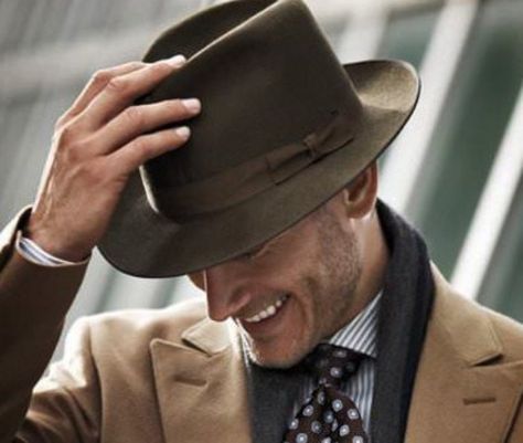 A guide to wearing gentleman's hats | The Gentleman's Journal | The latest in style and grooming, food and drink, business, lifestyle, culture, sports, restaurants, nightlife, travel and power. Fedora, In Style, Hats