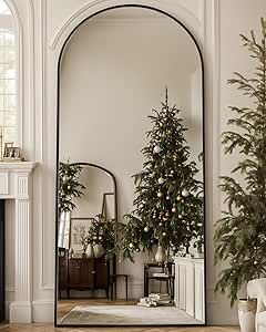 Glassless Mirror, Mirrors For Bedroom, Arched Full Length Mirror, Arched Floor Mirror, Freestanding Wall, Mounted Mirrors, Mirror Full Length, Living Room Black, Room Black