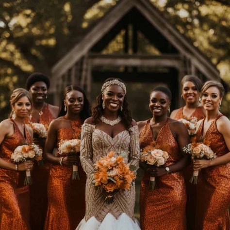 Green And Maroon Wedding, Burnt Orange Wedding Theme, Orange Wedding Theme, Bridal Train, Orange Wedding Themes, Burnt Orange Wedding, Burnt Orange Weddings, Maroon Wedding, Orange Candle