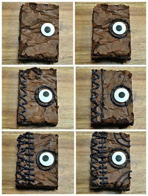 Book Brownies, Brownie Halloween, Hocus Pocus Party Decoration, Halloween Brownie, Hocus Pocus Spell, Brownie Treats, Hocus Pocus Movie, Hocus Pocus Spell Book, Hocus Pocus Party