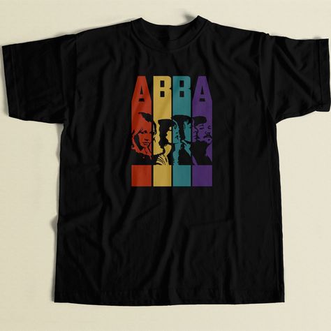 Abba Tshirt, Queen T Shirt, Soft Boyfriend, 80s Clothing, 80s Women, Queen Tshirt, 80s Outfit, 1980s Fashion, Tee Shirt Designs