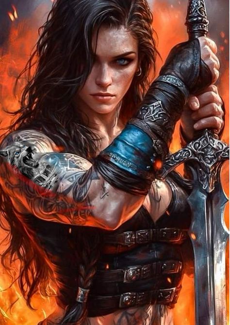 Warrior Woman Reference, Shieldmaiden Art, Dragon Rider Female, Amazon Warrior Art, Female Viking Art, Celtic Warrior Woman, Fierce Poses, Female Viking Warrior, Female Gladiator