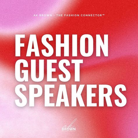 A couple of updates over here at the fashion house: •doing another call for speakers for my classes this summer and highlighting the amazing fashion professionals who took time out to speak to my students. I’m specifically looking for professionals (local to St. Louis or who can speak to them virtually) on fashion media/show production & fashion styling (all forms). Dm me if you have the capacity. • @advisor.mag has open ad space available in various forms. With our next issue being the big... Fashion Media, Guest Speakers, Amazing Fashion, Fashion Styling, Fashion House, Time Out, To Speak, Professions, Dm Me