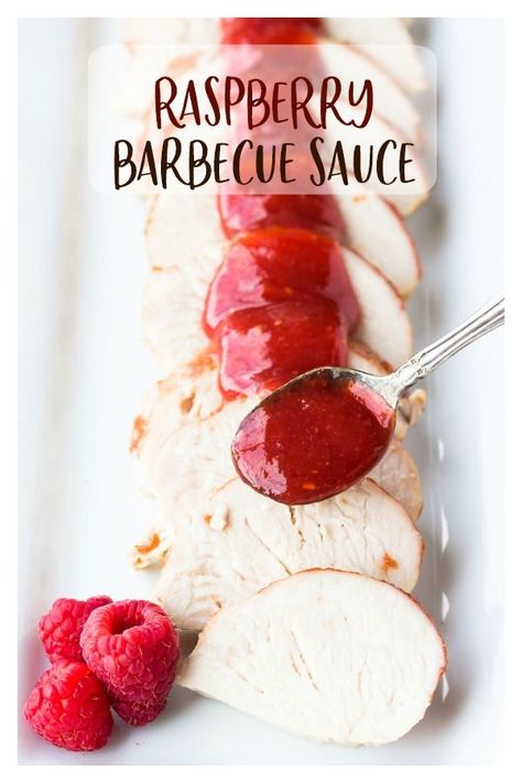 Raspberry Barbecue Sauce - a deliciously unique twist on a traditional barbecue sauce recipe that tastes especially great on grilled chicken and pork or even over cream cheese as an appetizer to serve with pretzels or crackers. This is such a quick and easy recipe to impress! | #dlbrecipes #homemadebarbecuesauce #BBQsauce #barbecue #raspberrysauce Easy Bbq Wings, Barbecue Wings, Raspberry Recipe, Bbq Wings Recipe, Raspberry Chipotle Sauce, Barbecue Sauce Recipe, Condiments Recipes, Wing Sauce Recipes, Grilling Ideas