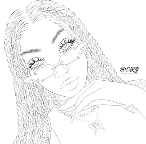 Baddie Coloring Pages Printable, Coloring Pages Of Women, Y2k Coloring Pages People, Coloring Pages Of People, Baddie Coloring Pages, Color Drawing Art, Unique Coloring Pages, Adult Coloring Designs, Canvas Drawing