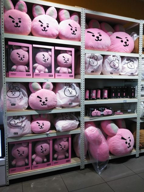 Line friends store Bts Plushies, Bt21 Plushies Funny, Bt21 Stuff Toys, Cooky Bt21, Line Friends Store, Bt21 Collection, Rj Bt21 Plush, Bt21 Soft Toys, Bt21 Cooky