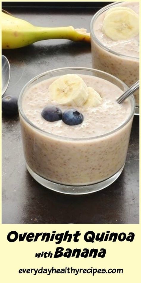 Overnight Quinoa, Quinoa Pudding, Pudding Recept, Quinoa Recipes Breakfast, Quinoa Recipes Easy, Breakfast Quinoa, Quinoa Recipes Healthy, Healthy Quinoa, Quinoa Recipe