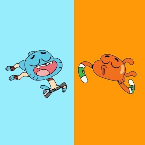 Darwin Gumball, Gumball E Darwin, Gumball Darwin, Gumball And Darwin, Amazing Gumball, Best Friend Wallpaper, Friends Wallpaper, Amazing World Of Gumball, Funny Phone Wallpaper