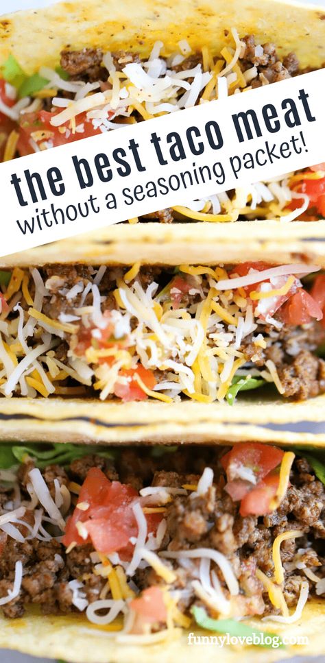 Nacho Meat Seasoning, Mexican Tacos Authentic Ground Beef, Authentic Mexican Tacos Beef, Ground Beef Tacos Mexican, Turkey Burritos, Ground Beef Burritos, Prep Dinners, Taco Recipes Ground Beef, Mexican Ground Beef